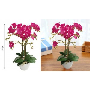 Τεχνητό Φυτό Πολύχρωμο σε γλάστρα 65cm ForHome 921533