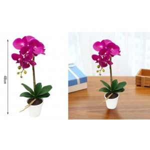 Τεχνητό Φυτό Πολύχρωμο σε γλάστρα 48cm ForHome 921531