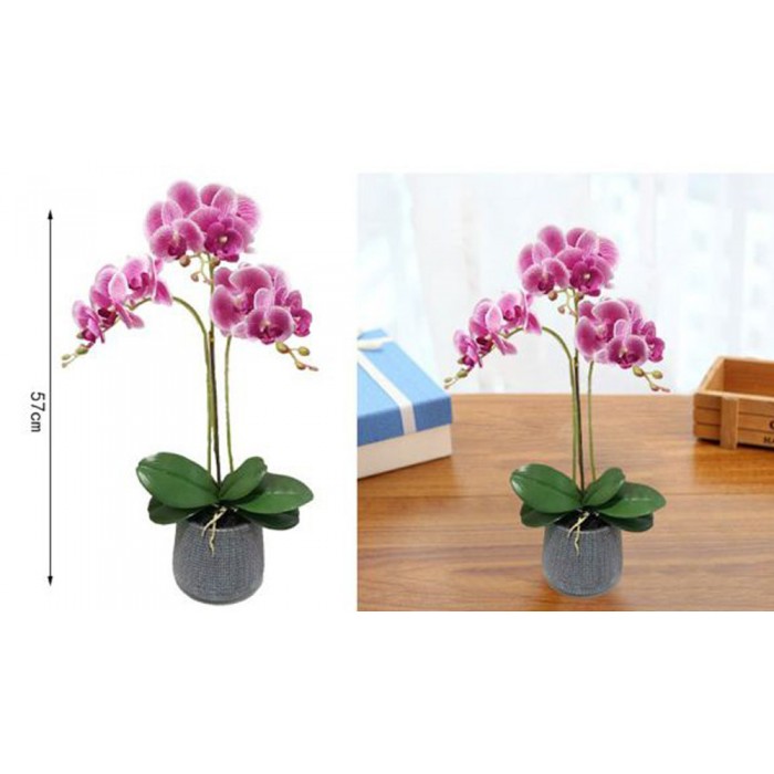 Τεχνητό Φυτό Πολύχρωμο σε γλάστρα 57cm ForHome 921528