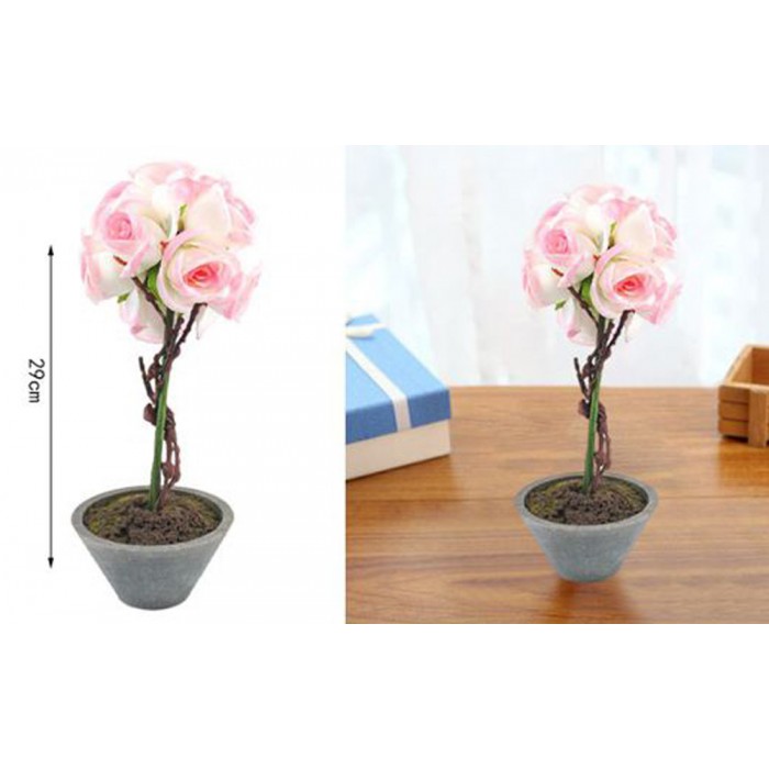 Τεχνητό Φυτό Πολύχρωμο σε γλάστρα 29cm ForHome 921524