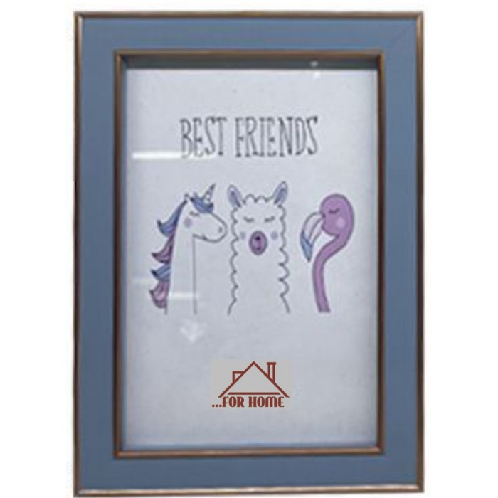 Κορνίζα Ξύλινη 15x20cm σχέδιο Friends ForHome 921551