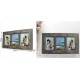 Κορνίζα Ξύλινη Επιτοίχια 3 θέσεων 39x1.5x22cm ForHome 918349