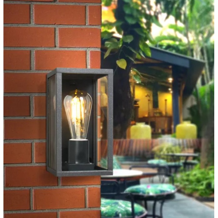 Επιτοίχιο Μεταλλικό Φωτιστικό 60w E27 Μαύρο Aigostar 20761