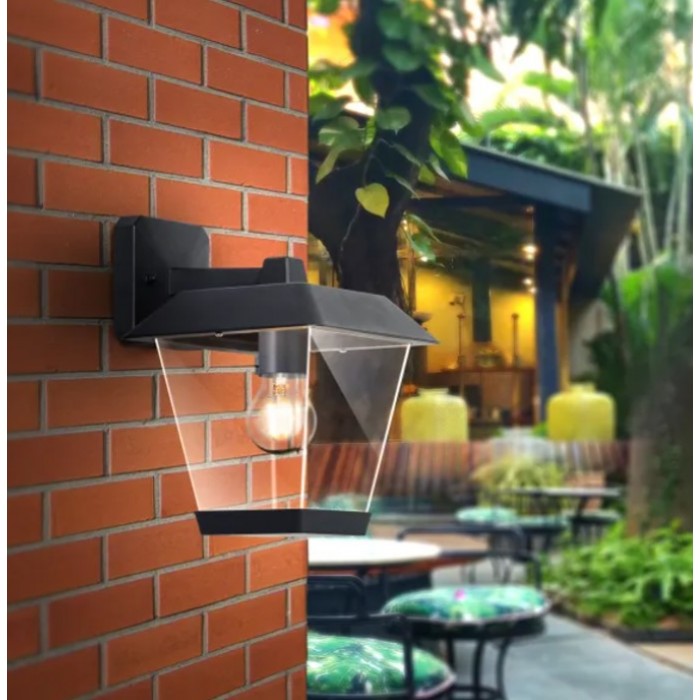 Επιτοίχιο Μεταλλικό Φωτιστικό 60w E27 Μαύρο Aigostar 20759