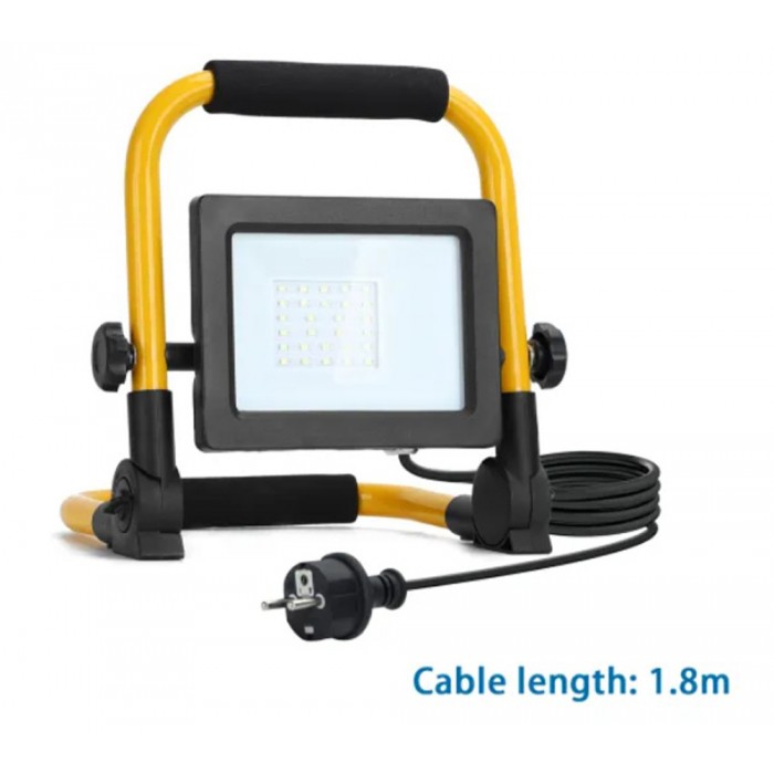 Προβολέας Εργασίας Ρεύματος LED IP65 20W με Φωτεινότητα έως 1850lm Aigostar 28364