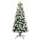Αυτοφωτιζόμενο Χριστουγεννιάτικο Δέντρο 210cm Οπτικής Ίνας - Λευκό Ψυχρό Aigostar 30582