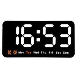 ForHome 923407 Ρολόι Ξυπνητήρι Επαναφορτιζόμενο Πολύχρωμο 21.5x3x11cm