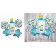 ForHome 922947 Σετ Μπαλόνια Foil 5 τεμαχίων σχέδιο Baby Μπλε