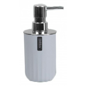 Bathlux 71507 Ντισπενσερ Πλαστικό σχέδιο White Silver 7.3x17cm
