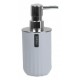 Bathlux 71507 Ντισπενσερ Πλαστικό σχέδιο White Silver 7.3x17cm