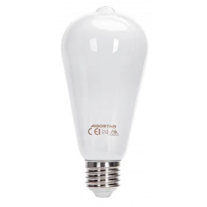 Aigostar 85456 Ντουί Λάμπα LED για Ντουί E27 και Σχήμα ST64 Ψυχρό Λευκό 950lm