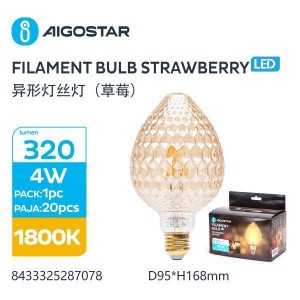 Aigostar 87078 Ντουί Λάμπα LED για Ντουί E27 Θερμό Λευκό 320lm  