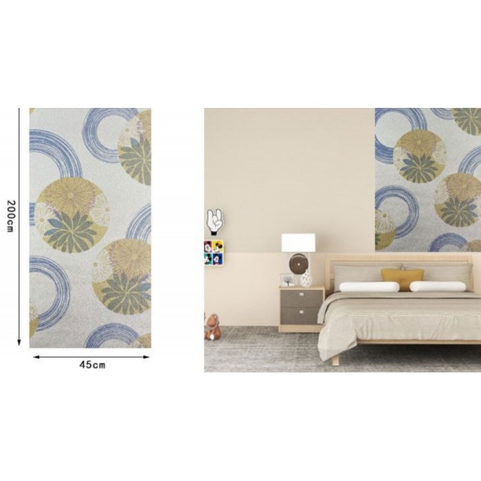 ForHome 922363 Ρολό Ταπετσαρία Τοίχου Αυτοκόλλητο 45x200cm σχέδιο Πολύχρωμο