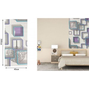 ForHome 922366 Ρολό Ταπετσαρία Τοίχου Αυτοκόλλητο 45x200cm σχέδιο Πολύχρωμο