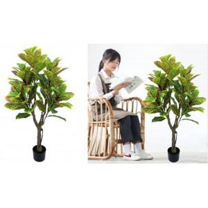 ForHome 921205 Τεχνητό Φυτό Κρότωνας σε γλάστρα 30x120cm