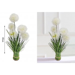 ForHome 921498 Τεχνητό Φυτό Πικραλίδες σε βάση 20x40cm