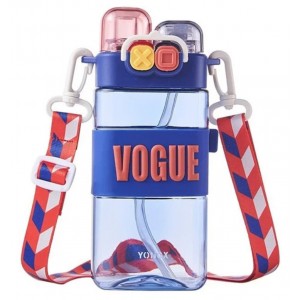 Παγούρι Παιδικό Πλαστικό 580ml Πολύχρωμο 10x7x20cm ForHome 923257