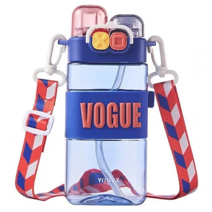 Παγούρι Παιδικό Πλαστικό 580ml Πολύχρωμο 10x7x20cm ForHome 923257