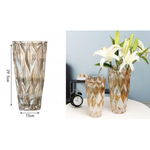 ForHome 921736 Βάζο Γυάλινο 15x29.5cm Arya 