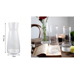 ForHome 921725 Βάζο Γυάλινο 8x23.5cm Bibble