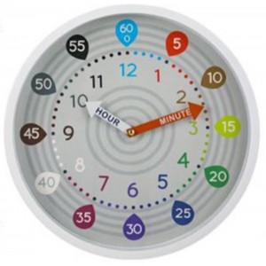 Ρολόι Τοίχου Πλαστικό σχέδιο Hour-Minute 30cm ForHome 921113 
