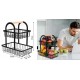 ForHome 921839 Φρουτιέρα Μεταλλική 2 θέσεων 30x18.5x37cm