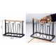 ForHome 921795 Ποτηροθήκη Μεταλλική Μαύρη 6 Θέσεων 25x13x19cm
