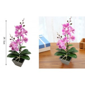 Τεχνητό Φυτό Ορχιδέα σε γλάστρα 10.5x39.5cm 'ForHome 921499