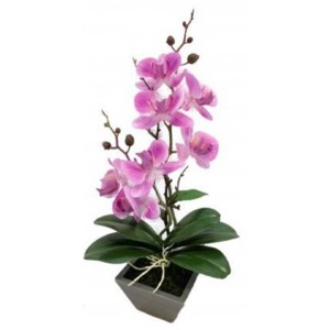 Τεχνητό Φυτό Ορχιδέα σε γλάστρα 10.5x39.5cm 'ForHome 921499