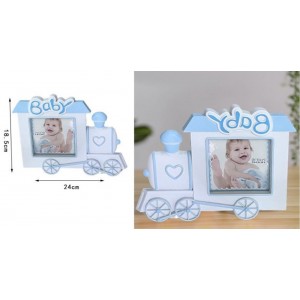 ForHome 922639 Κορνίζα Παιδική σχέδιο Γαλάζιο Τρένο 24x18.5cm