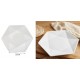 ForHome 922555 Πιατέλα Σερβιρίσματος Κεραμική Πολύγωνη 25x25cm σχέδιο Hotel
