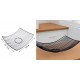 ForHome 922232 Φρουτιέρα Μεταλλική 23.5x30cm