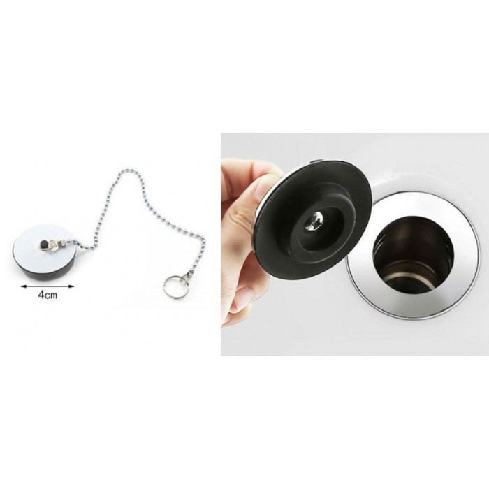 ForHome 922214 Τάπα Νεροχύτη 4cm με Αλυσίδα