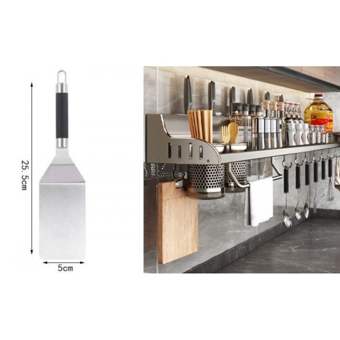 ForHome 921016 Σπάτουλα Μεταλλική με μαύρη λαβή 5x25.5cm 