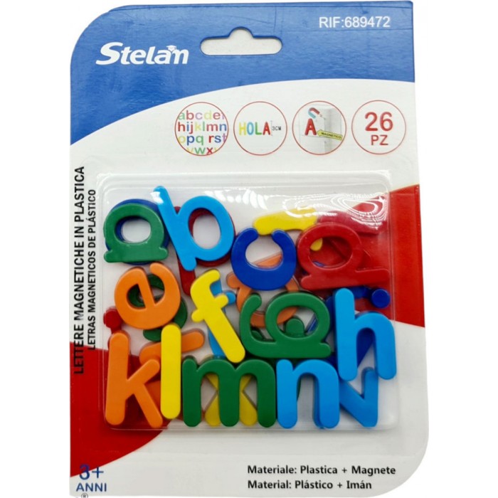 Μαγνητικά Λατινικά Γράμματα 26τεμ. 3cm 3+ Ετών Stelan 689472 