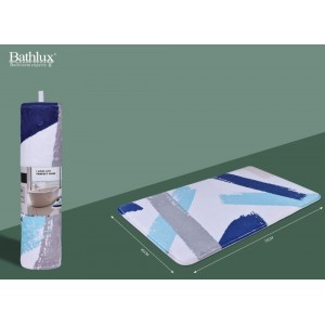 Bathlux 10234 Χαλάκι Μπάνιου Βαμβακερό Αντιολισθητικό σχέδιο Alexandra 75x45cm