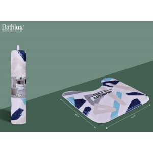 Bathlux 10242 Χαλάκι Μπάνιου Βαμβακερό Αντιολισθητικό σχέδιο Alexandra 45x45cm