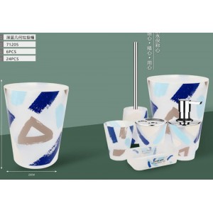 Bathlux 71205 Κάδος πλαστικός 5 λίτρα σχέδιο Alexandra 23x29εκ.