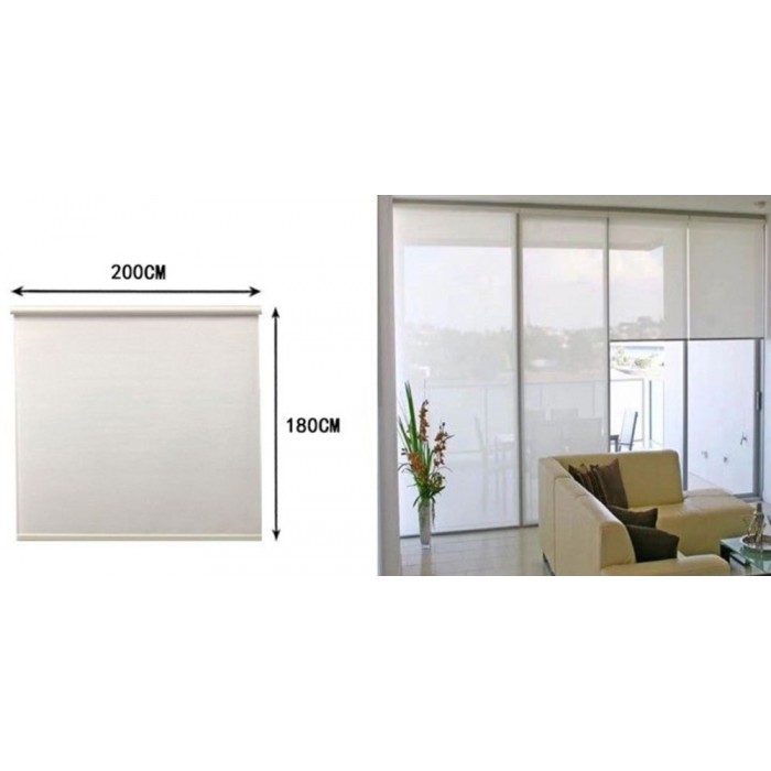 ρόλερ σκίασης λευκό 200x180cm For Home για παράθυρο