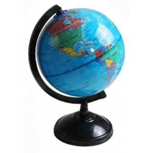 Stelan 888141 MAPPAMONDO Υδρόγειος Με Διάμετρο 14.16cm Και Ύψος 22cm Σε Μαύρο Χρώμα 
