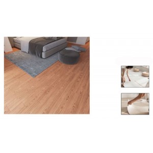 ForHome 028445 Αυτοκόλλητο Πάνελ Δαπέδου Ξύλο 152x915x1.5mm Μπεζ Σκούρο 