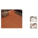 ForHome 028442 Αυτοκόλλητο Πάνελ Δαπέδου Ξύλο 152x915x1.5mm Κόκκινο