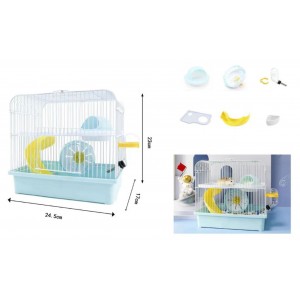 Κλουβί Μεταλλικό για Χαμστερ 24.5x17x23cm ForHome 919002 