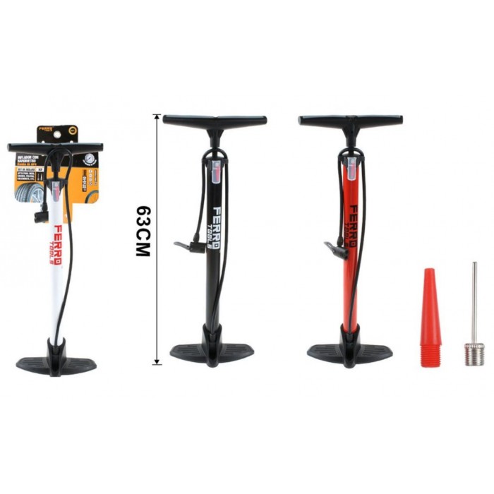 Τρόμπα Αέρος Χεριού Πολύχρωμη 63cm Ferro Tools 200650