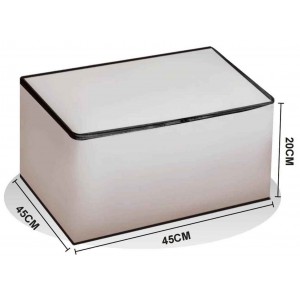 Θήκη Αποθήκευσης Ρούχων σε Λευκό Χρώμα 45x45x20cm  Tpster 31004 