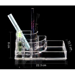 Θήκη Οργάνωσης Καλλυντικών 22.3x12.7x8cm Πλαστικό Διαφανή Feel