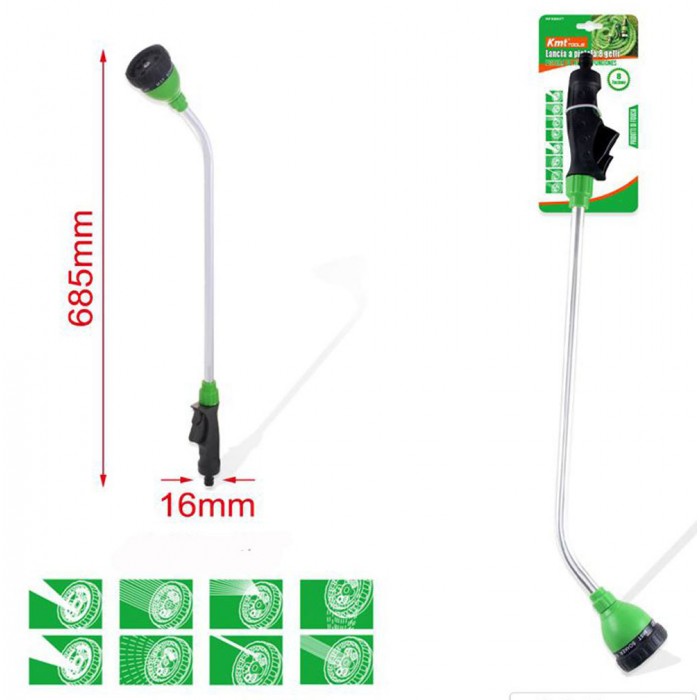 Kmt Tools 9369377 Εκτοξευτήρας Νερού 8 ρυθμίσεων με Κοντάρι 16x685mm