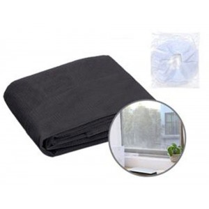 Kmt Style 3280160 Σίτα Κουνουπιέρα Παραθύρου Μαύρη 150x180cm