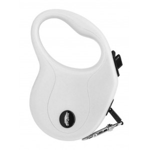 Nunbell Pet 33958 Πτυσσόμενο Λουρί/Οδηγός Σκύλου Ιμάντας σε Άσπρο Χρώμα 3m