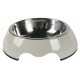 Nunbell Pet 33910 Ανοξείδωτο Μπολ Φαγητού & Νερού για Σκύλο με Βάση, σε Γκρι χρώμα 26cm 